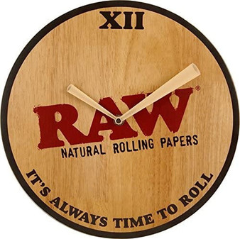 RAW Papers Wood Wall Clock