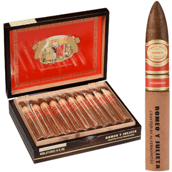 Romeo Y Julieta Crafted By Aj Fernandez Belicoso 20 Ct. Box 6.00X52