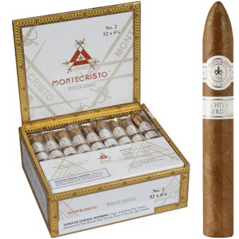 Montecristo White No. 2 Cigars Belicoso 27 Ct. Box 6.12X52