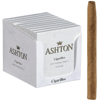 Ashton Cigarillos 10/10 Packs Natural