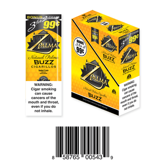 Z Palma Natural Cigarillo Foil Pack Buzz