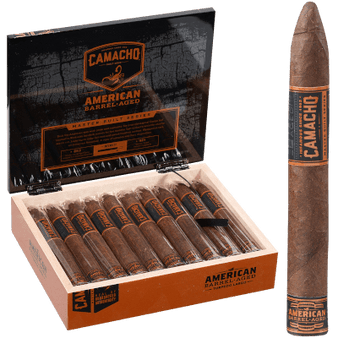 Camacho American Barrel-Aged Cigar Torpedo Larga 20 Ct. Box