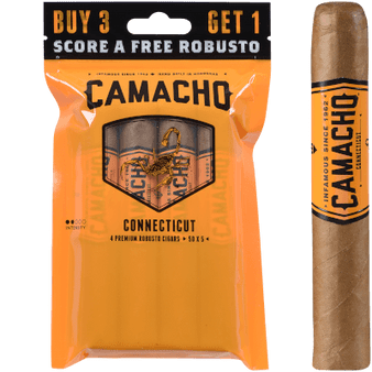 Camacho Connecticut Cigar Robusto 5/4 Ct. Fresh Pack