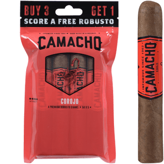 Camacho Corojo Cigar Robusto 5/4 Ct. Fresh Pack