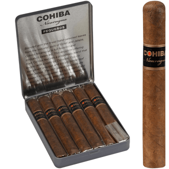 Cohiba Cigars Nicaragua Pequenos 5/6 Tins 4.18X36