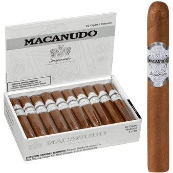Macanudo Cigars Inspirado White Robusto 20 Ct. Box 5.00X50