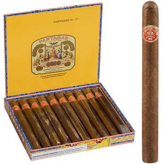 Partagas Cigars Number 10 10 Ct. Box 7.50X49