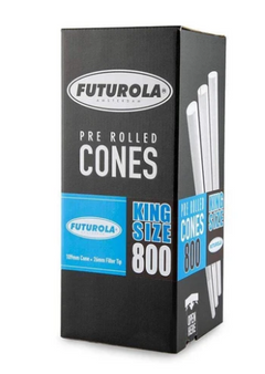 Futurola Cones King Size Classic White - 800ct
