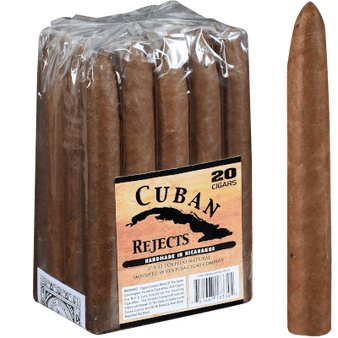 Cuban Rejects Cigars Torpedo Natural 20 Ct Bundle