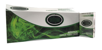 OHM Filtered Cigars Menthol 10/20 Carton