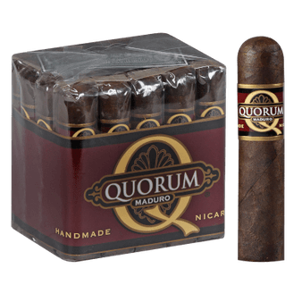 Quorum Maduro Short Robusto Cigars 20 Ct. Bundle