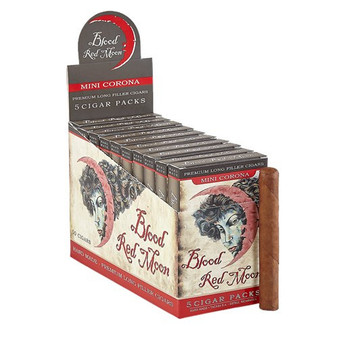 Blood Red Moon Mini Corona Habano Cigars Pack of 50