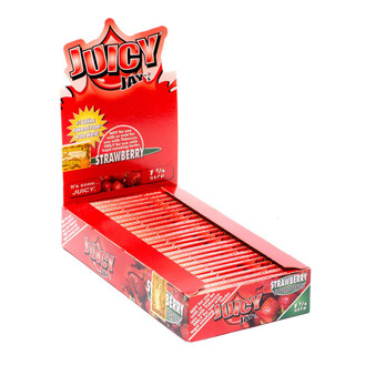 Juicy Jay Rolling Papers Strawberry 1 1/4 24Ct