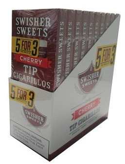 Swisher Sweets Tip Cherry Cigarillo 5FOR3 Pack