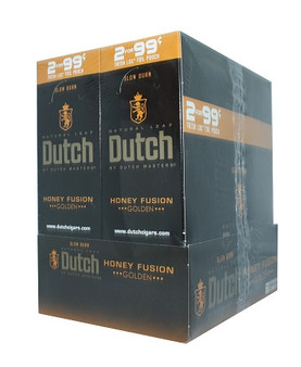 Dutch Masters Cigarillos Foil Honey Fusion 30 Pouches of 2