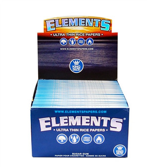 Elements  Ultra Thin Rice King Size Papers 50/33 Ct