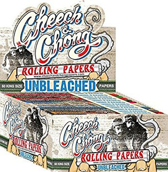 Cheech & Chong Unbleached 1 1/4 Rolling Papers 25Ct