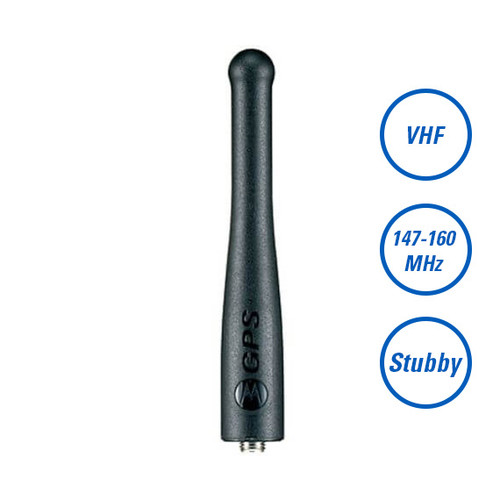 PMAD4094 VHF STUBBY ANTENNA 11CM 147-160MHZ