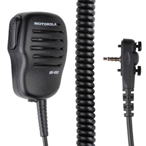 MH-450S Medium-Duty Speaker Microphone w/ Lapel Clip and 3.5mm Ear Phone Jack