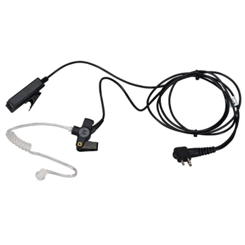 2-Wire Comfort Earpiece with Combined Microphone and PTT, Black Surveillance Kits with Extended-Wear Comfort Earpieces include a Low Noise enhancement (RLN6232) already attached for extra comfort and convenience.