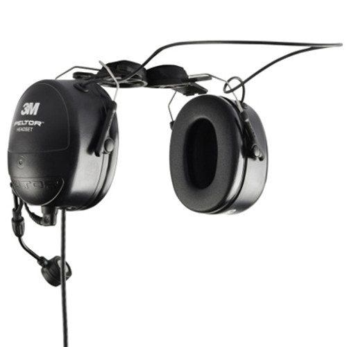 2-Way Hard-Hat Mount Headset, Black - Noise Reduction Rating = 22dB (requires adapter cable RKN4094)