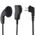 "Earbud with Clip Microphone and PTT (2-wire - transmit & receive)"