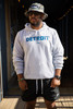 Basic Detroit Unisex Hoodie - Grey/Blue