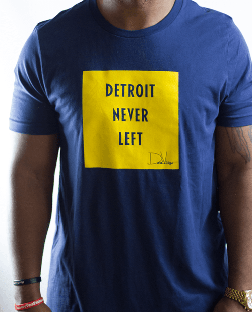 Detroit Never left™ Tee - Maize & Blue