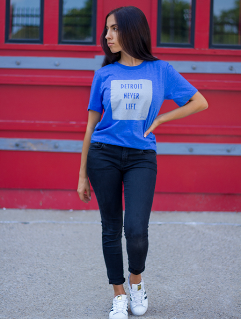 Detroit Lions Women's Break the Tie T-Shirt - Vintage Detroit