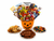12 Inch Halloween Pumpkin Gift Basket Filled with Candy Chocolate Cookies and Snacks