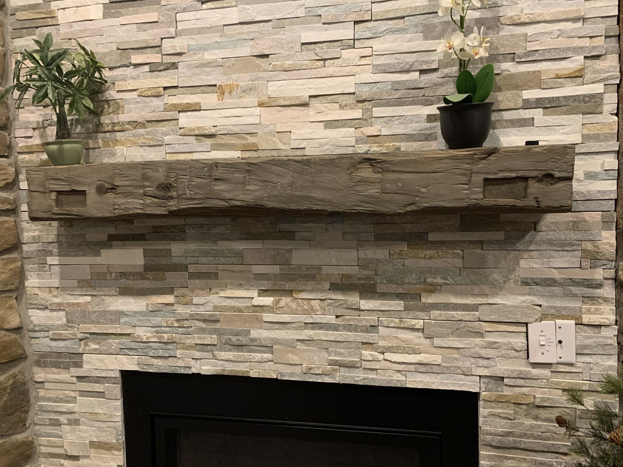 MagraHearth Mortise Barn Series Beam Mantels