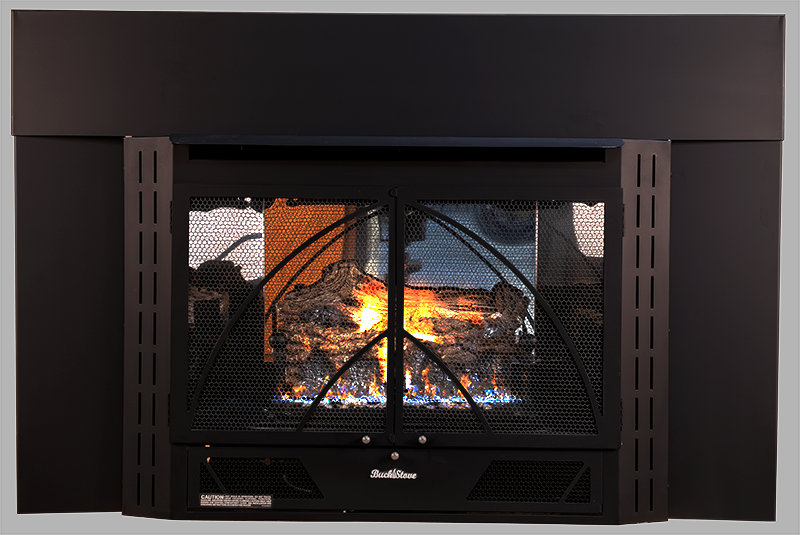 Buck Stove Model 34 Contemporary Vent Free Gas Fireplace