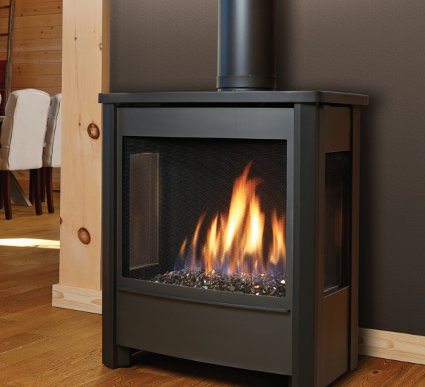 Oakport 18, Direct Vent Gas Fireplace Free-Standing Stove