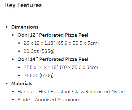 Ooni 14 Perforated Pizza Peel