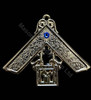 Past Master Breast Jewel with Blue Stone - Style 1