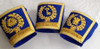 Lodge Officer Gauntlets/Cuffs with Emblem  Royal Blue