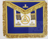 Grand Lodge  Officer Aprons   style E     Best Quality, Hand Embroidered on Real Leather, Thick Gold Bullion Fringe 