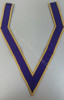 Royal Purple Collaret with Gold Trim