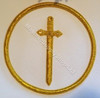 Royal Arch Grand Chapter Officer Aprons with Circle  No Fringe    APR-RA-GC-C