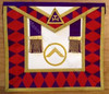 Royal Arch Grand Chapter Officer Aprons with Circle  No Fringe    APR-RA-GC-C