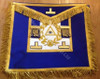Grand Lodge  Officer Aprons   style F    Very    Best Quality, Hand Embroidered on Real Leather, Thick Gold Bullion Fringe 