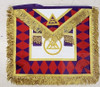 Royal Arch Grand Chapter Officer Aprons with Circle  with Fringe    APR-RA-GC-CF