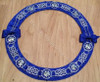 Officers Chain Collar Royal Blue and Silver