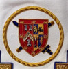 Past Grand Lodge  Officer Aprons   style  S    Best Quality, Hand Embroidered on Real Leather, Thick Gold Bullion Fringe 