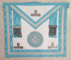 Irish  Past Master Apron with Lodge Badge  Real Leather