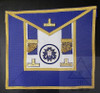 Past  Grand  Officers  Undress  Aprons with Circle   Gold trim, Real Leather