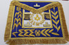 District Deputy Grand Master Dress Aprons    No District    Best Quality, Hand Embroidered on Real Leather, Thick Gold Bullion Fringe 