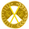  Grand Standard Bearer   Collar Jewel  Crossed Banners   Quebec