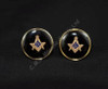  Round Masonic Cuff  Links and 5 Shirt  Stud Set