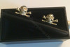 Gold Skull   Cuff  Links and 5 Shirt  Stud Set